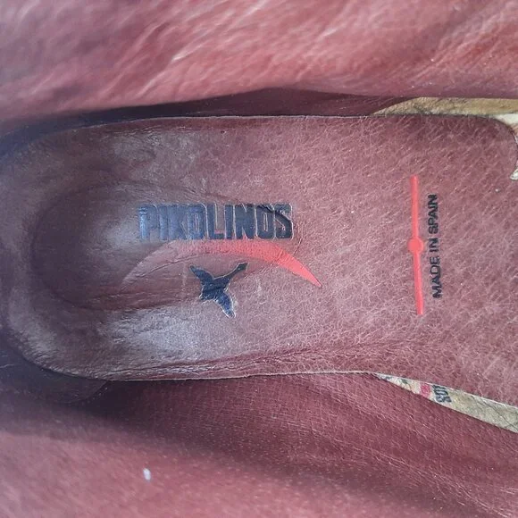 EUC Pikolinos Lace Up Ankle Chukka Boot in Cognac Sz EU41 - Picture 9 of 10